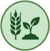 Agricultural reclamation icon